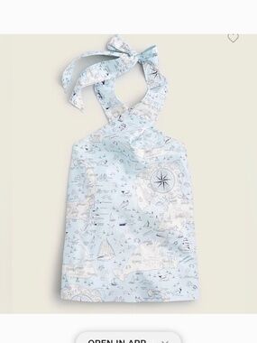 Viral J. Crew Halter in Ratti Compass Print xl